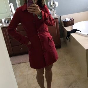 Tulle red coat small